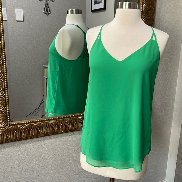 Naked Zebra Tops - Naked Zebra Green Blouse